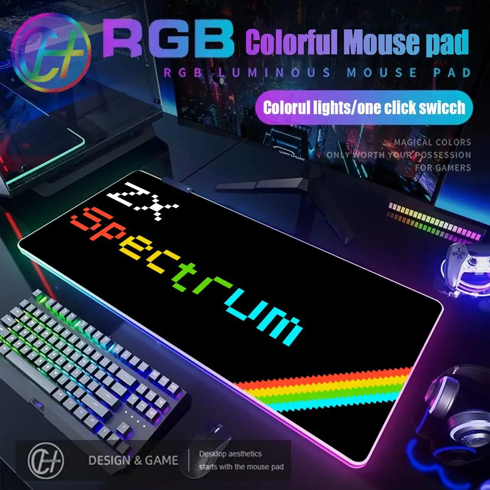Sinclair Zx Spectrum Mouse Pad RGB Gaming Mouse Pad Desk Mat HD Gamer Large LED Light XXL HYBXAXC MousePads PC Computer Carpet
Sinclair Zx Spectrum Mouse Pad RGB Gaming Mouse Pad Desk Mat HD Gamer Large LED Light XXL HYBXAXC MousePads PC Computer Carpet