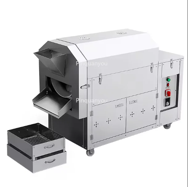 Factory Price Cocoa Bean Peanut Seeds Sesame Roaster Machine for Nuts Processing 12.5KG/Batch Roasting Machine
Factory Price Cocoa Bean Peanut Seeds Sesame Roaster Machine for Nuts Processing 12.5KG/Batch Roasting Machine