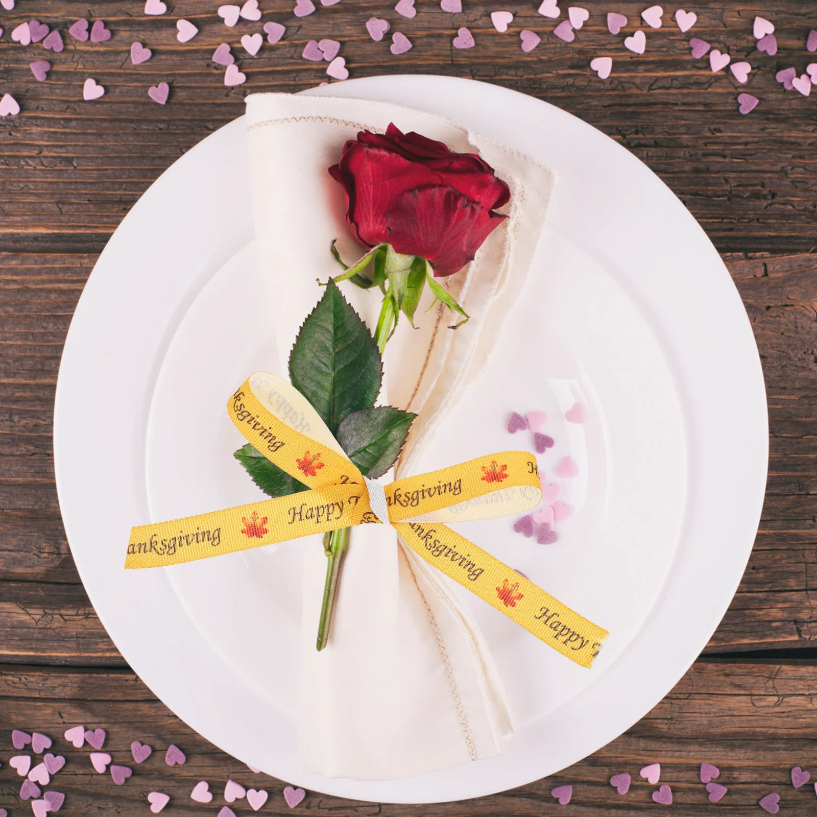 6 Rolls Polyester Ribbon for Gift Box Packaging Thanksgiving Elements Bow Making Ribbons Fall Festival Decor Supplies for Home
6 Rolls Polyester Ribbon for Gift Box Packaging Thanksgiving Elements Bow Making Ribbons Fall Festival Decor Supplies for Home