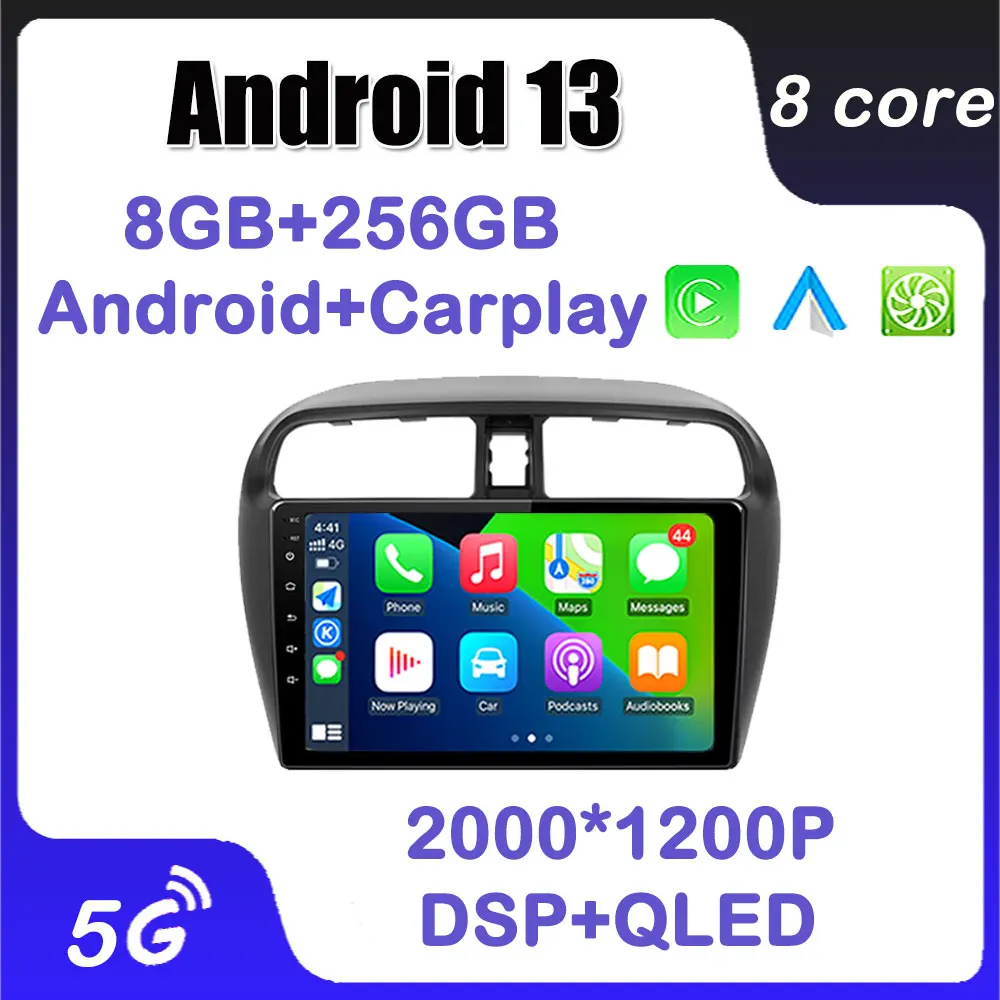 Автомобильные аксессуары Android 14 для Mitsubishi Mirage Attrage 2012-2018, GPS-навигация, радио, мультимедийный видеоплеер, 8 ядер, телефон с wi-fi
Автомобильные аксессуары Android 14 для Mitsubishi Mirage Attrage 2012-2018, GPS-навигация, радио, мультимедийный видеоплеер, 8 ядер, телефон с wi-fi