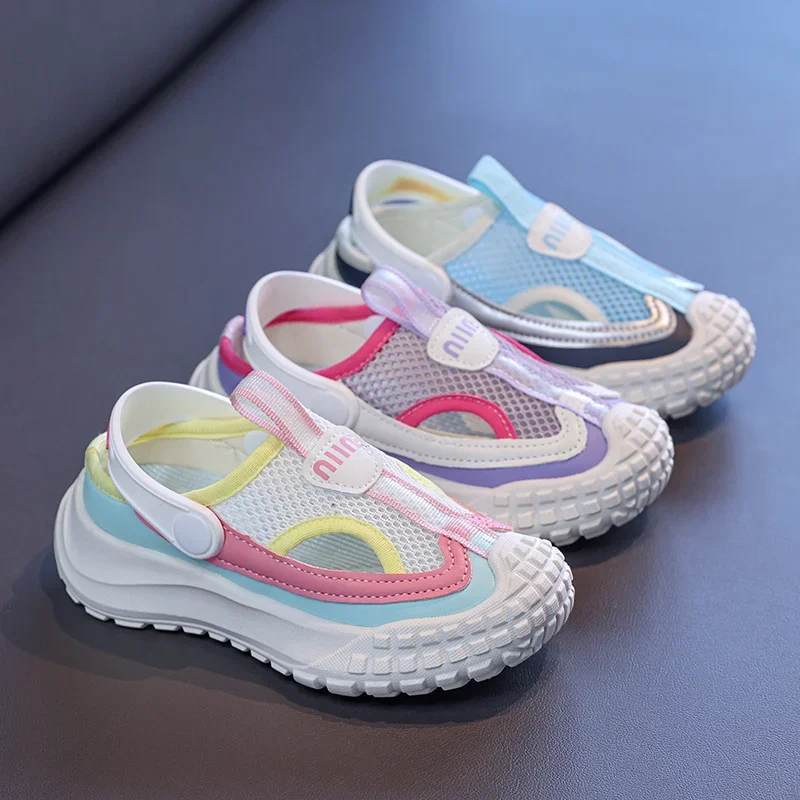Mesh Sneakers Kids Children's Sandals for Girls Boy Color Patchwork Shoes Slip on 2025 Summer Child Barefoot Casual Shoes 26-37
Mesh Sneakers Kids Children's Sandals for Girls Boy Color Patchwork Shoes Slip on 2025 Summer Child Barefoot Casual Shoes 26-37