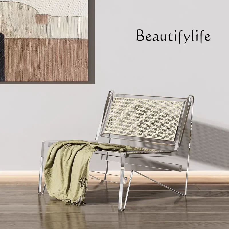 Acrylic sofa chair designer living room special-shaped single crochet rattan casual lazy fashion high-end
Acrylic sofa chair designer living room special-shaped single crochet rattan casual lazy fashion high-end