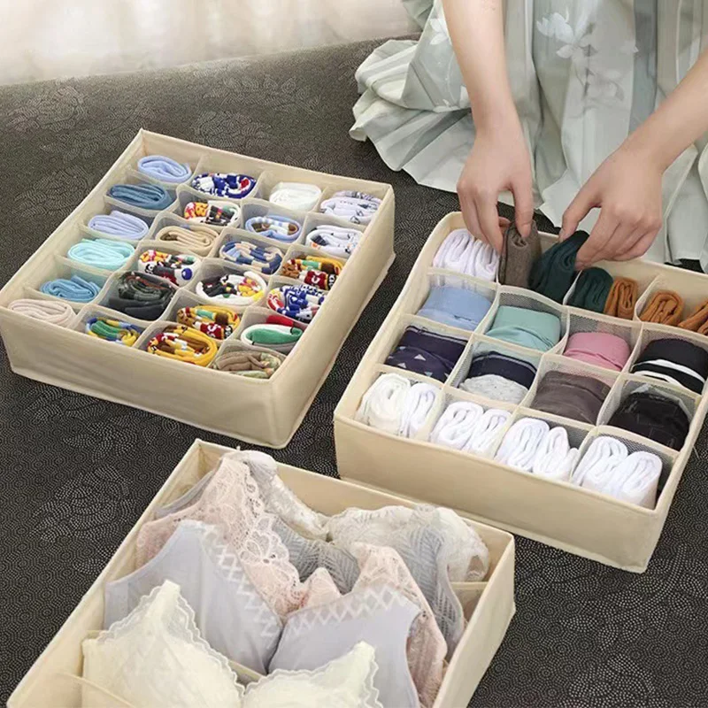 Cabinet Underwear Organizer Home Drawer Clothes Storage Boxes Closet Organizer for Sports Bra Socks Underpants Storage
Cabinet Underwear Organizer Home Drawer Clothes Storage Boxes Closet Organizer for Sports Bra Socks Underpants Storage