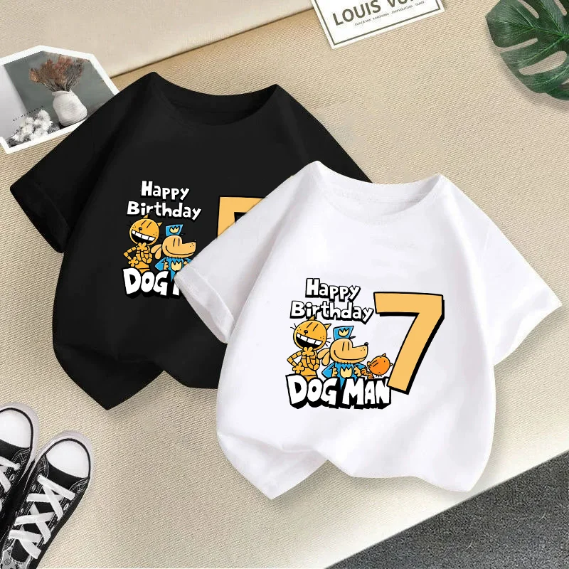 Dog Man Kids Summer Clothes 1-9 Years Old Boys Girls Cotton T-shirt Cartoon Anime Graphic Print Short Sleeves Birthday Tops Gift
Dog Man Kids Summer Clothes 1-9 Years Old Boys Girls Cotton T-shirt Cartoon Anime Graphic Print Short Sleeves Birthday Tops Gift
