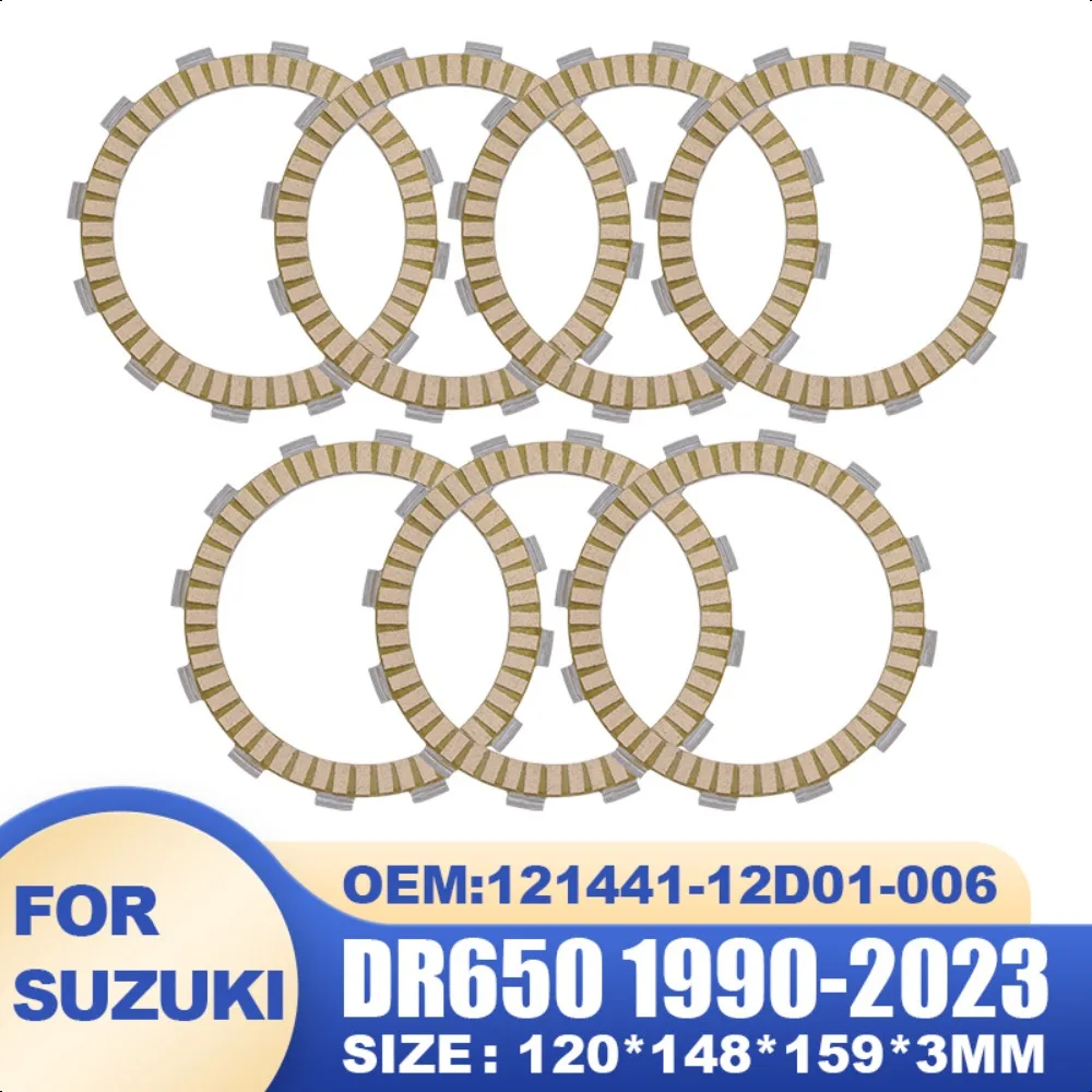 for Suzuki DR650 1990-2023 Motorcycle Accessories Friction Clutch Plate 21441-12D01-000
for Suzuki DR650 1990-2023 Motorcycle Accessories Friction Clutch Plate 21441-12D01-000
