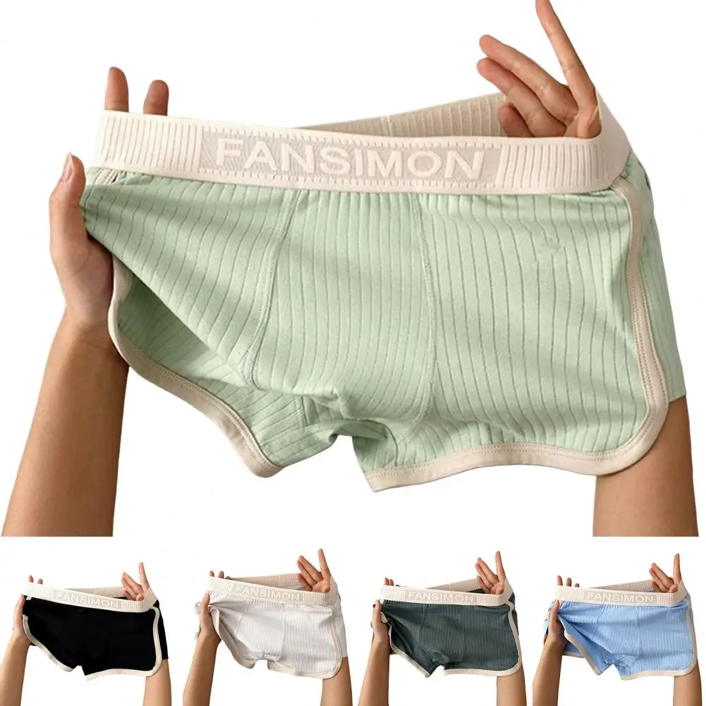 Thin Breathable Cotton Crotch Line Middle Waist Boxers Letter Underwear Men Panties Shorts Шорты Мужские Ribbed Underwear
Thin Breathable Cotton Crotch Line Middle Waist Boxers Letter Underwear Men Panties Shorts Шорты Мужские Ribbed Underwear