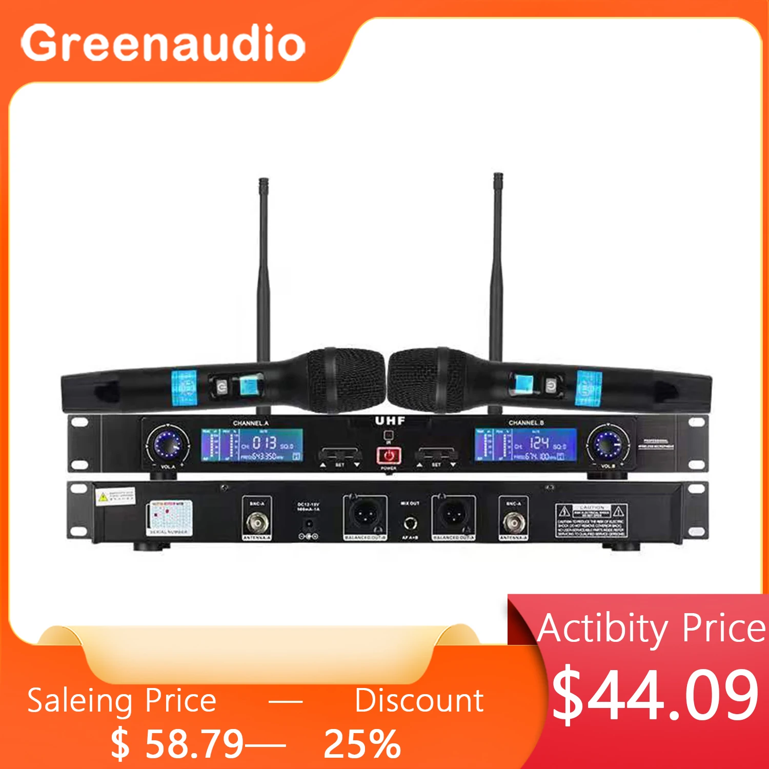 GAW-L540 Profressional UHF Wireless Microphone 100M Working Distance 80M Wireless Microphone For Conference Stage KTV
GAW-L540 Profressional UHF Wireless Microphone 100M Working Distance 80M Wireless Microphone For Conference Stage KTV