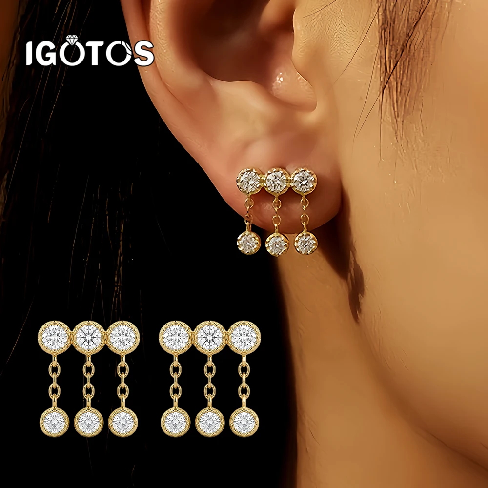 1.2cttw Tassel Full Moissanite Earrings for Women Sparkling Lab Diamond Dangle Earring 925 Sterling Silver Wedding Party Jewelry
1.2cttw Tassel Full Moissanite Earrings for Women Sparkling Lab Diamond Dangle Earring 925 Sterling Silver Wedding Party Jewelry