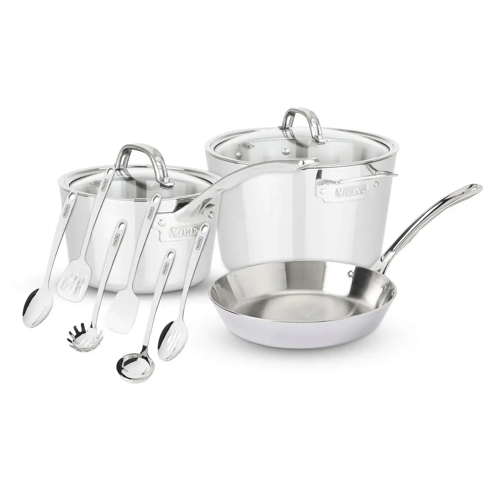 4Piece Premium Cookware Bundle 10 Nonstick Frying Pan, 2.4 Qt Sauce Pan with Lid, 8 Qt Stock Pot, 6 Stainless Steel Kitchen Ute
4Piece Premium Cookware Bundle 10 Nonstick Frying Pan, 2.4 Qt Sauce Pan with Lid, 8 Qt Stock Pot, 6 Stainless Steel Kitchen Ute