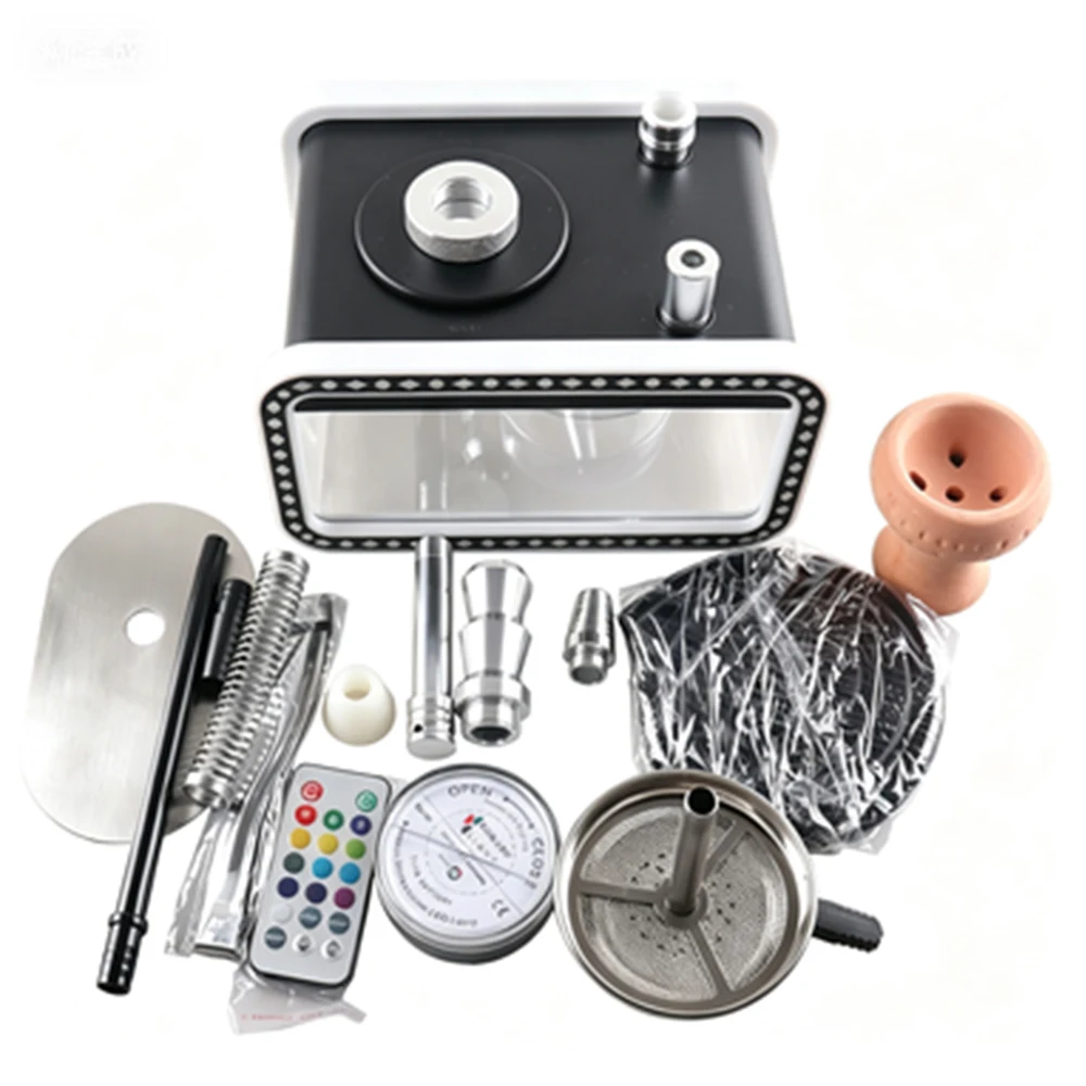 New 1pc Arab Water Pipe, Rectangular Single-Hole Water Pipe Smoking Set, Acrylic Square Water Pipe Case, Portable Arab Water Pip
New 1pc Arab Water Pipe, Rectangular Single-Hole Water Pipe Smoking Set, Acrylic Square Water Pipe Case, Portable Arab Water Pip