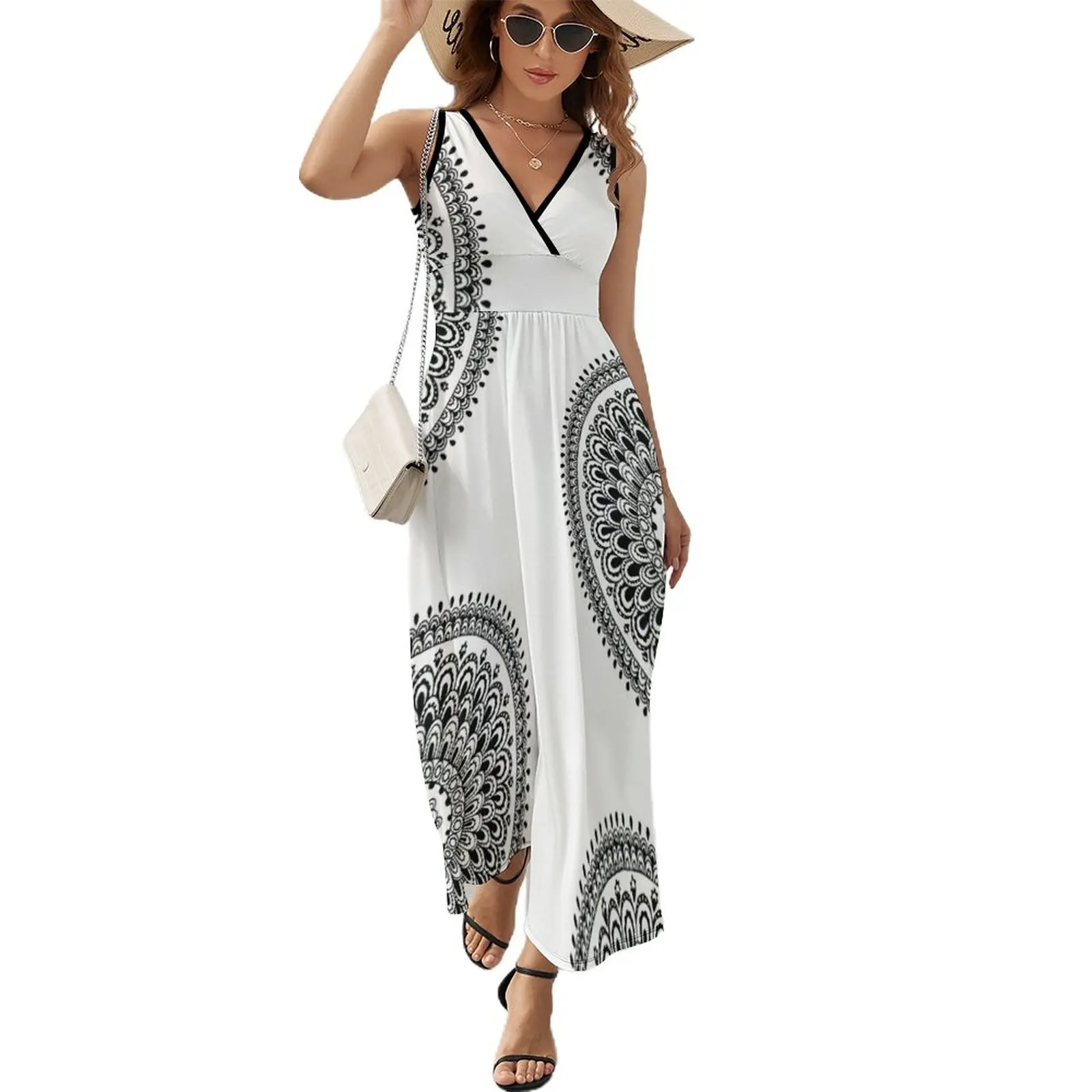 Mandala Black and White by Hayley Lauren Design Sleeveless Dress Dresses for wedding party womens dress ceremony dresses
Mandala Black and White by Hayley Lauren Design Sleeveless Dress Dresses for wedding party womens dress ceremony dresses