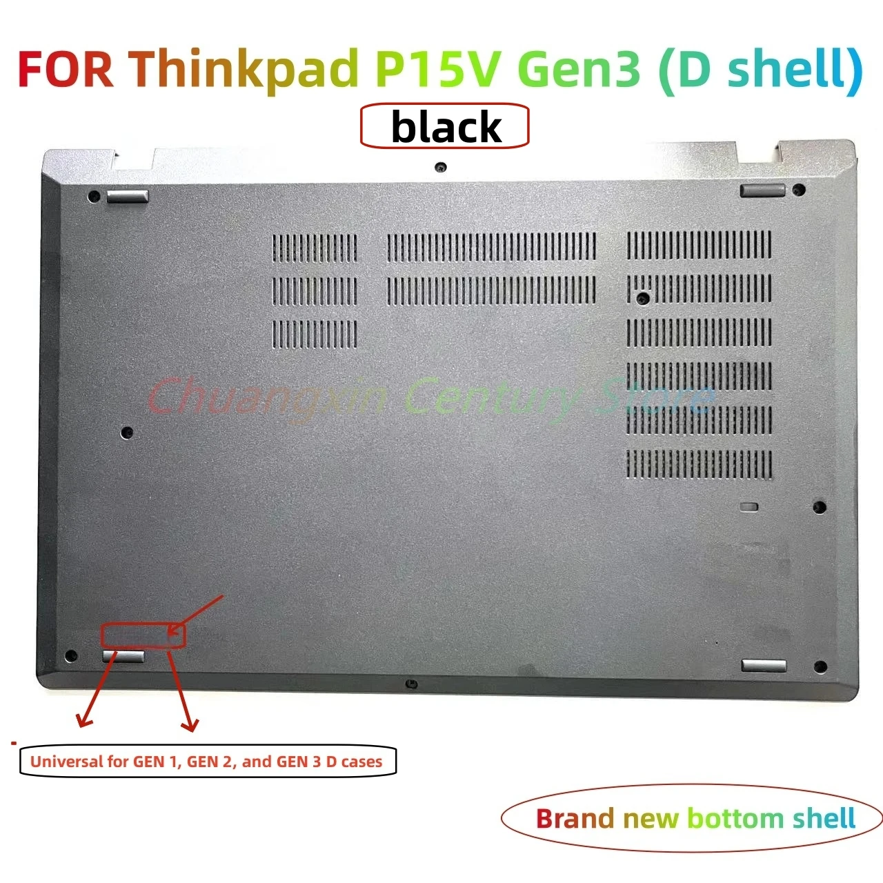 D-shell подходит для нижней части ноутбуков Lenovo ThinkPad P15V GEN1, GEN2, GEN3. Это 100% совершенно новый.
D-shell подходит для нижней части ноутбуков Lenovo ThinkPad P15V GEN1, GEN2, GEN3. Это 100% совершенно новый.