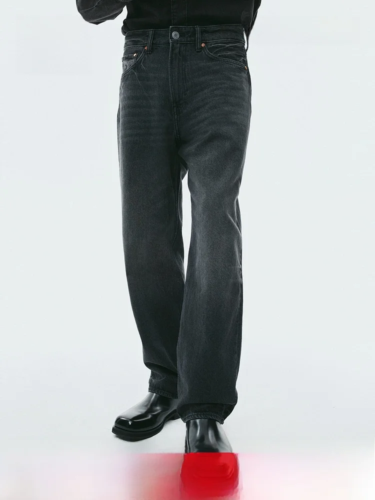 H&M Men's Loose Jeans Casual Cotton mid Waist Zipper Fly Spring 2026 New Arrival Comfortable Loose Fit Men's Denim Pants
H&M Men's Loose Jeans Casual Cotton mid Waist Zipper Fly Spring 2026 New Arrival Comfortable Loose Fit Men's Denim Pants