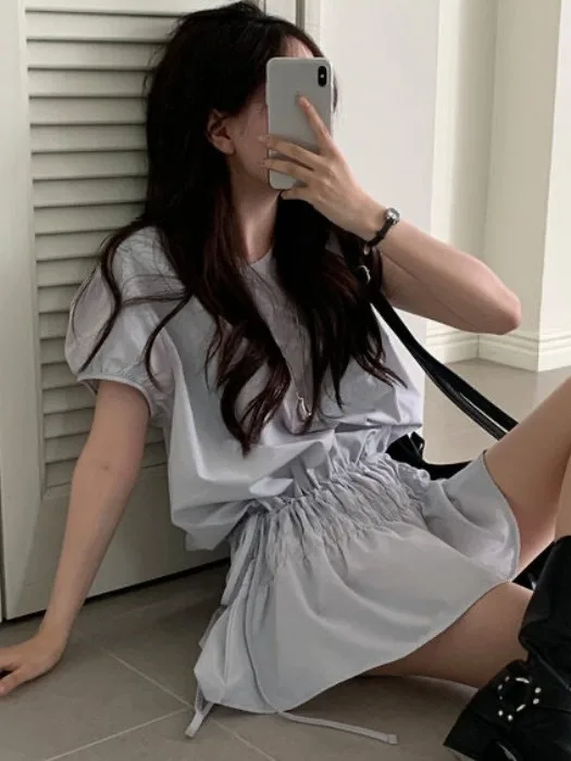 Chic Vintage Women's Bubble Sve Dr Slimming Waist Design ort Skirt Trendy Faionable Summer Clothing Ladies' Sweater
Chic Vintage Women's Bubble Sve Dr Slimming Waist Design ort Skirt Trendy Faionable Summer Clothing Ladies' Sweater