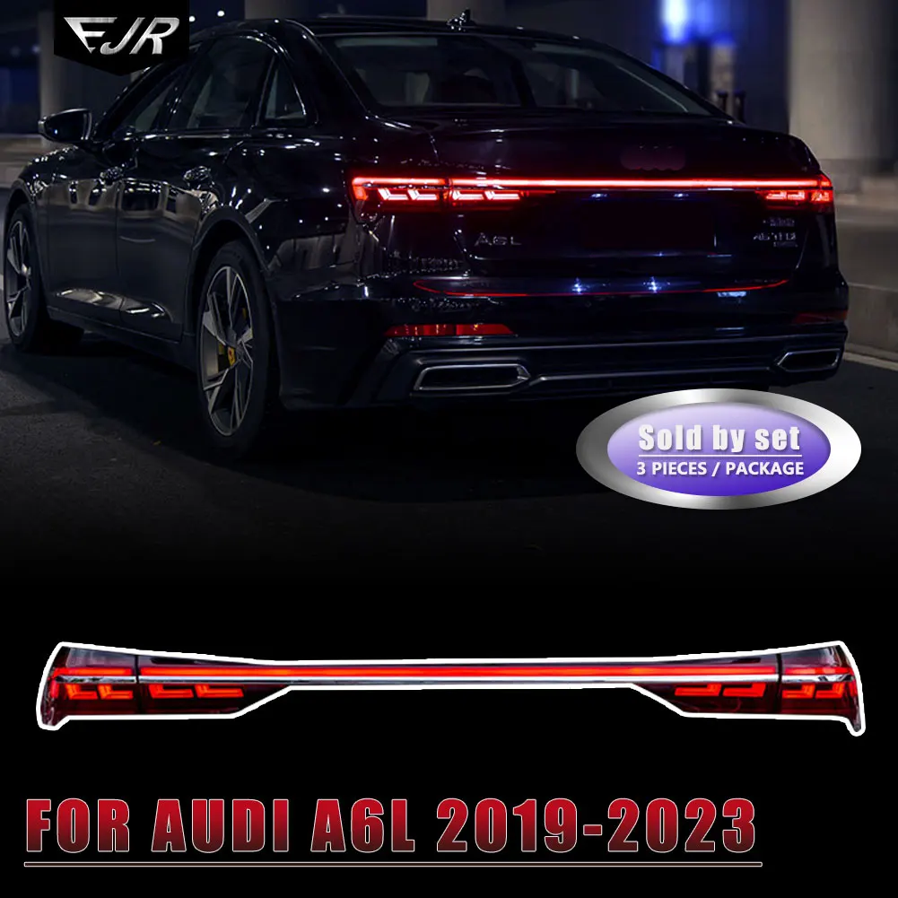 For Audi A6 C8 2019-2023 LED Through Taillight Dynamic Flowing Rear Tail Light Assembly Upgrade Auto Lamp Accessory
For Audi A6 C8 2019-2023 LED Through Taillight Dynamic Flowing Rear Tail Light Assembly Upgrade Auto Lamp Accessory