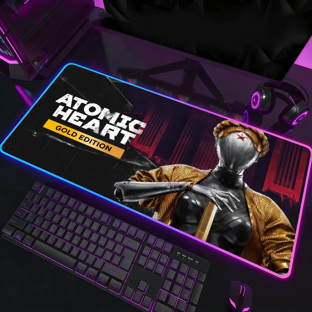 Game Atomic Heart Mouse Pad Waterproof RGB LED Light Colorful Game Keyboard Non-slip Cover Desk-mat Surface
Game Atomic Heart Mouse Pad Waterproof RGB LED Light Colorful Game Keyboard Non-slip Cover Desk-mat Surface