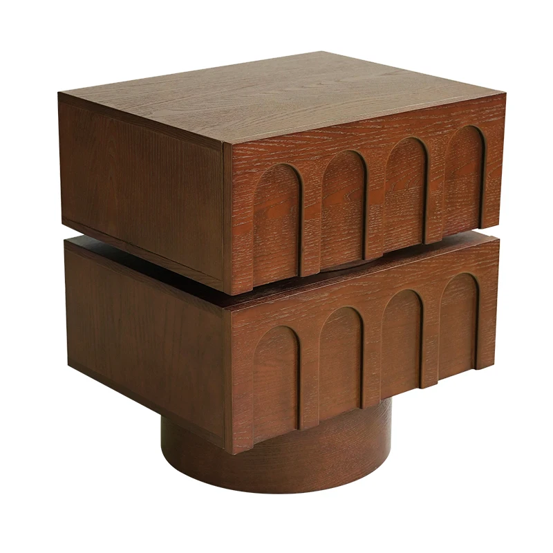 Light Luxury Minimalist Storage Bed Side Table Wood Bedside Cabinet With Drawers
Light Luxury Minimalist Storage Bed Side Table Wood Bedside Cabinet With Drawers