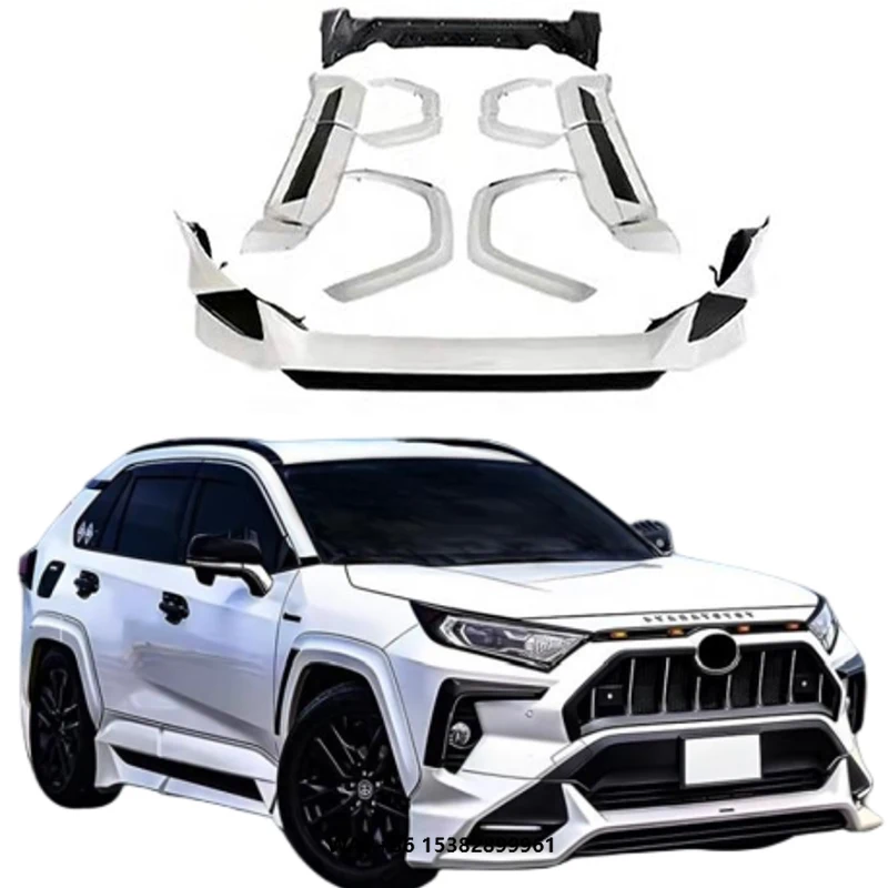 Upgrade T-RD Front & Rear Bumper Bodykit Car Body Kits for 2020 RAV4
Upgrade T-RD Front & Rear Bumper Bodykit Car Body Kits for 2020 RAV4