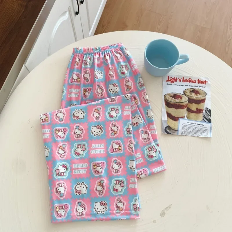 Hello Kitty Long Pants, Lovely Checked Alphabet Cat Sleep Pants for Women, Loose Casual Home Wear Leggings
Hello Kitty Long Pants, Lovely Checked Alphabet Cat Sleep Pants for Women, Loose Casual Home Wear Leggings