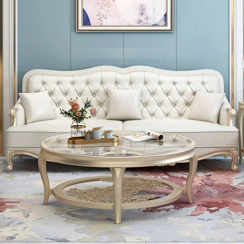 For Light Luxury Leather Sofa Size Apartment French Living Room Combination of Modern Simple European Corner High-end Sofa
For Light Luxury Leather Sofa Size Apartment French Living Room Combination of Modern Simple European Corner High-end Sofa