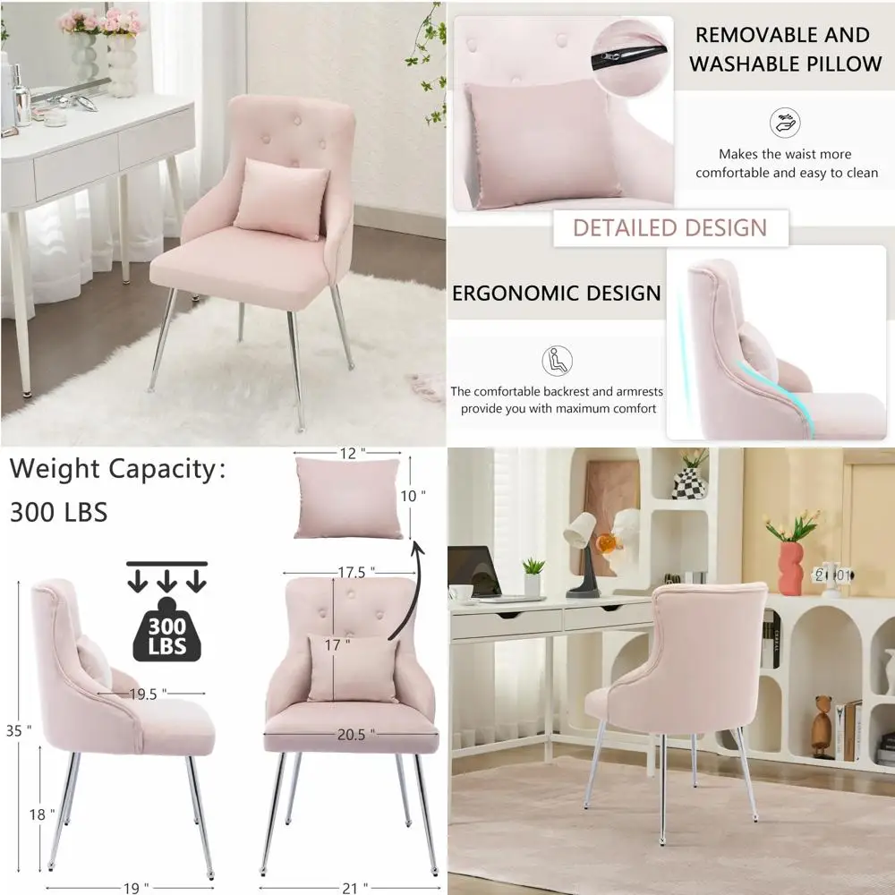 Мягкие туалетные столики: стулья для чтения с акцентом на металлических ножках для столов для макияжа, кухни, спальни и офиса
Мягкие туалетные столики: стулья для чтения с акцентом на металлических ножках для столов для макияжа, кухни, спальни и офиса