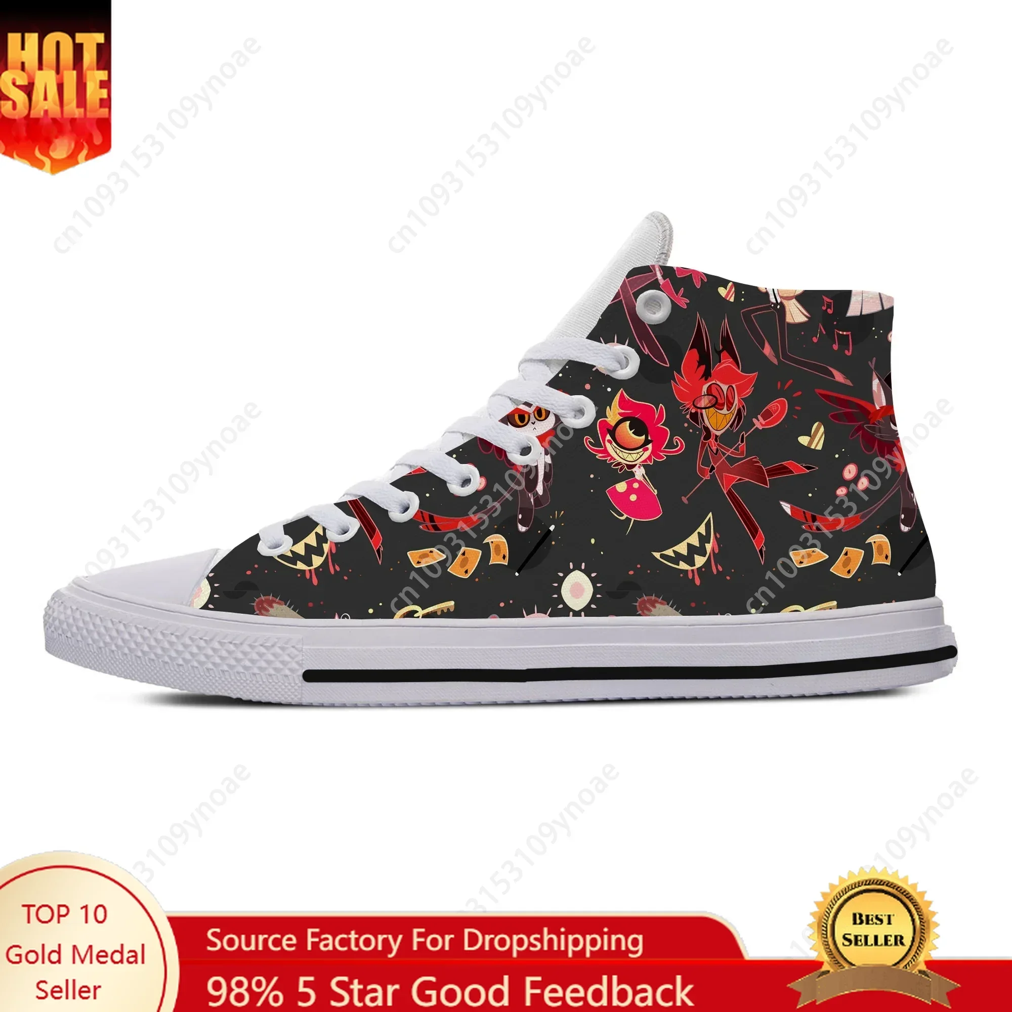 Hot Fashion Woman Man Hotel Hazbin Breathable Lightweight Summer Sneakers Casual Board Shoes High Quality High Help Canvas Shoes
Hot Fashion Woman Man Hotel Hazbin Breathable Lightweight Summer Sneakers Casual Board Shoes High Quality High Help Canvas Shoes