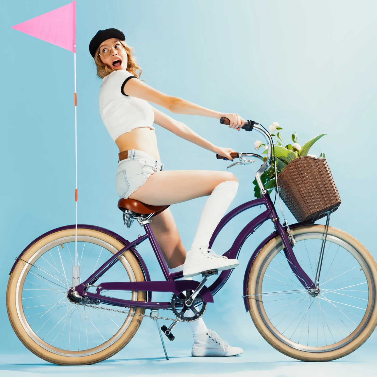 Bicycle Flagpole Holder Bike Rack Seat Fiberglass Truck Reflective Sign Advertising
Bicycle Flagpole Holder Bike Rack Seat Fiberglass Truck Reflective Sign Advertising