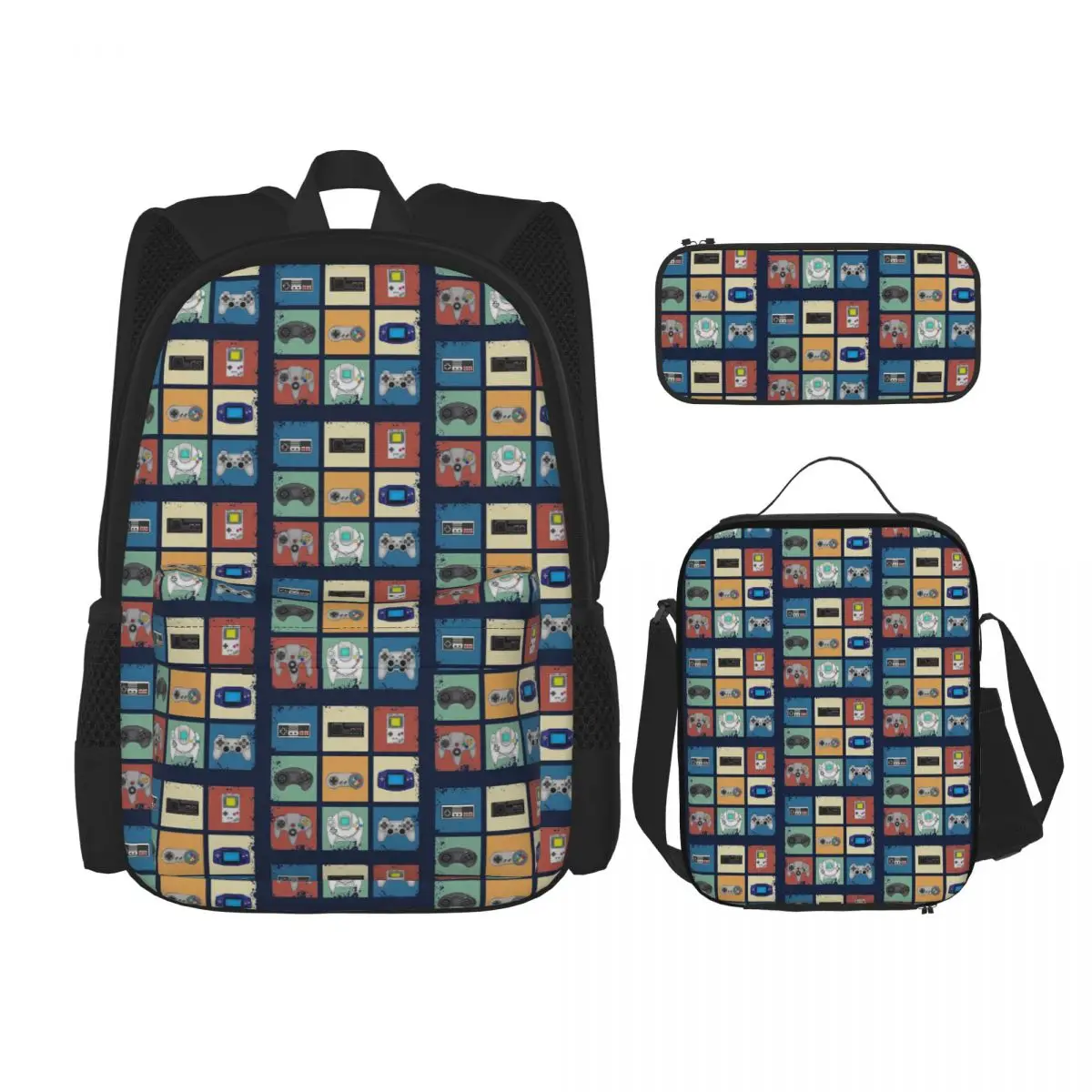 Gaming Generations Backpacks Boys Girls Bookbag Children School Bags Kids Rucksack Lunch Bag Pen Bag Three-Piece Set
Gaming Generations Backpacks Boys Girls Bookbag Children School Bags Kids Rucksack Lunch Bag Pen Bag Three-Piece Set