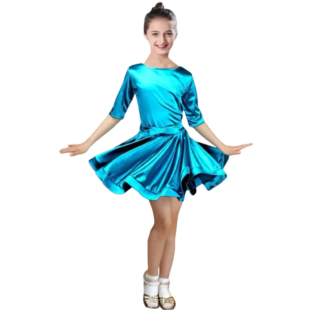 Girl Latin Dance Dress Children Latin Dance Costume for Competition Girls Large Swing Dress Girl Latin Training Performance
Girl Latin Dance Dress Children Latin Dance Costume for Competition Girls Large Swing Dress Girl Latin Training Performance