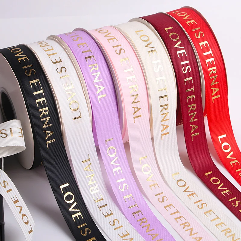 Ribbon customizationLove is eternal custom flower cake package ribbon , 1inch 25mm customized artwork gold foil logo
Ribbon customizationLove is eternal custom flower cake package ribbon , 1inch 25mm customized artwork gold foil logo
