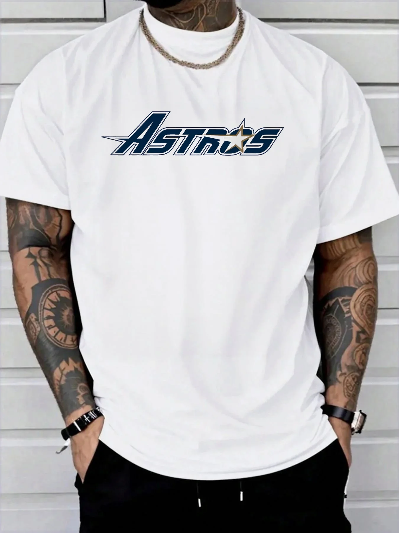 Teevo Summer T-Shirts 2025 Casual Short Sleeve Round Neck Astros Print Daily Loose T-Shirts For Men
Teevo Summer T-Shirts 2025 Casual Short Sleeve Round Neck Astros Print Daily Loose T-Shirts For Men