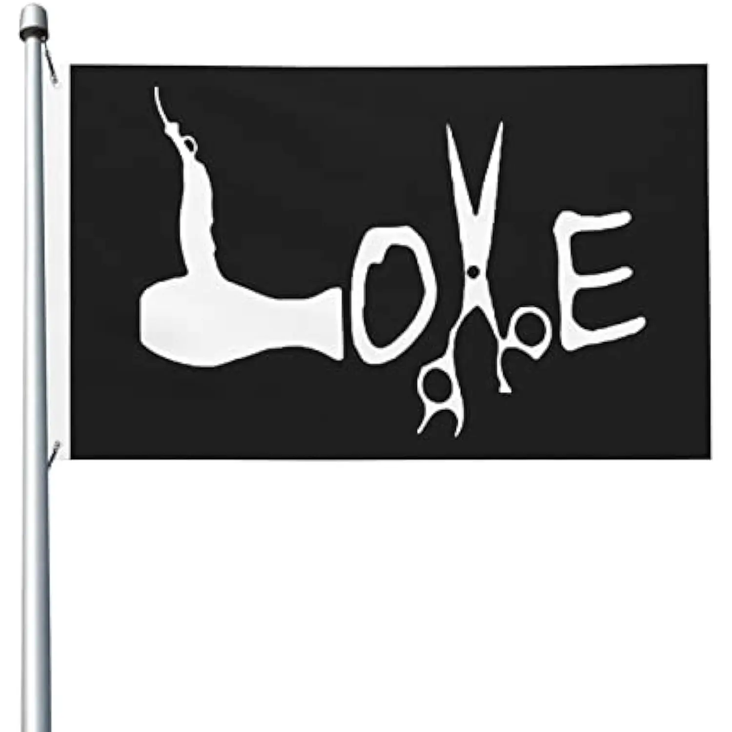 Hairdresser Barber Love Design Flag Single-sided Printing Decoration Banner With Grommets
Hairdresser Barber Love Design Flag Single-sided Printing Decoration Banner With Grommets