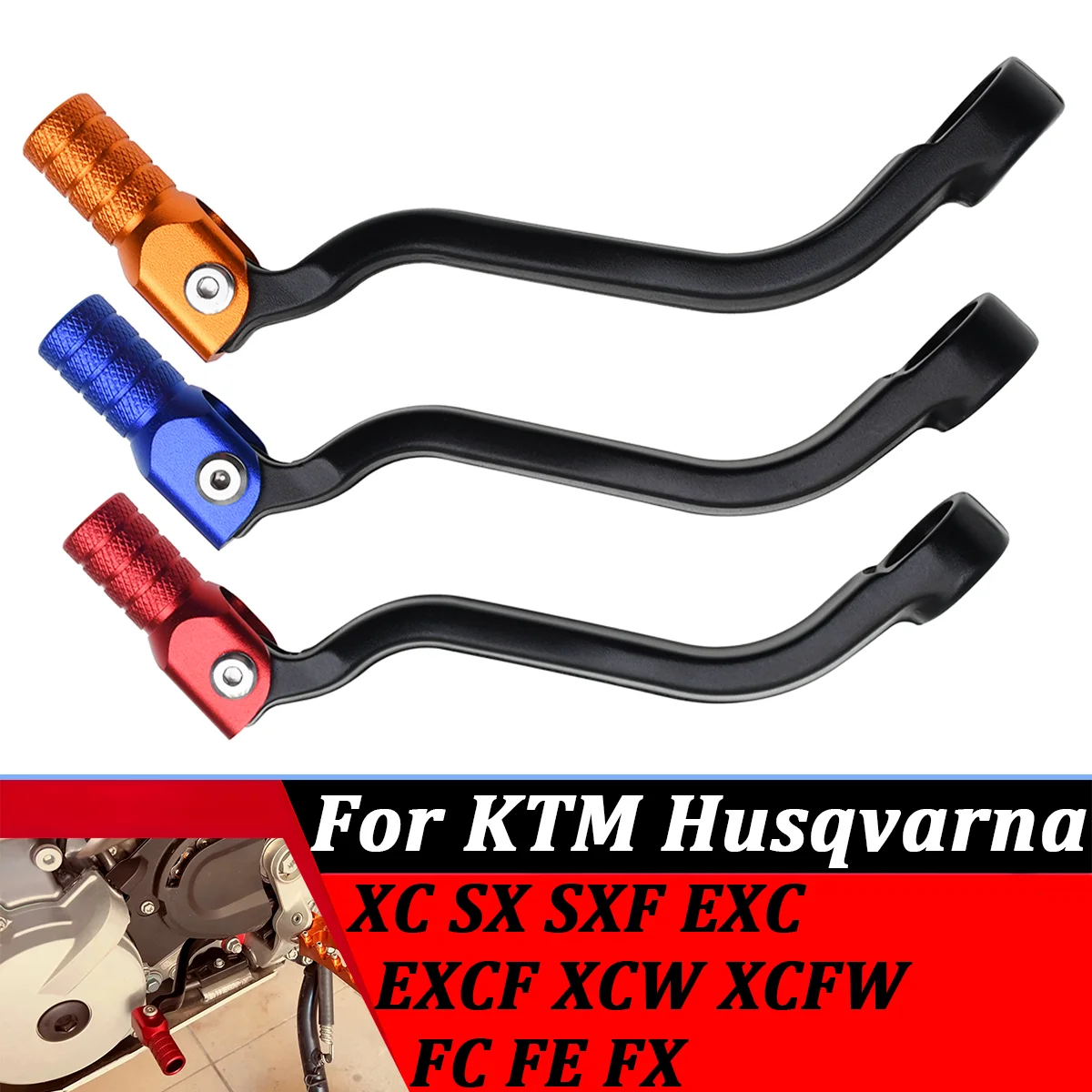 Motocross High Quality CNC Gear Shifter Shift Lever For KTM SX-F XC-F EXC-F XCF-W SX EXC XC-W FC FE FX 250 350 450 500 2003-2019
Motocross High Quality CNC Gear Shifter Shift Lever For KTM SX-F XC-F EXC-F XCF-W SX EXC XC-W FC FE FX 250 350 450 500 2003-2019