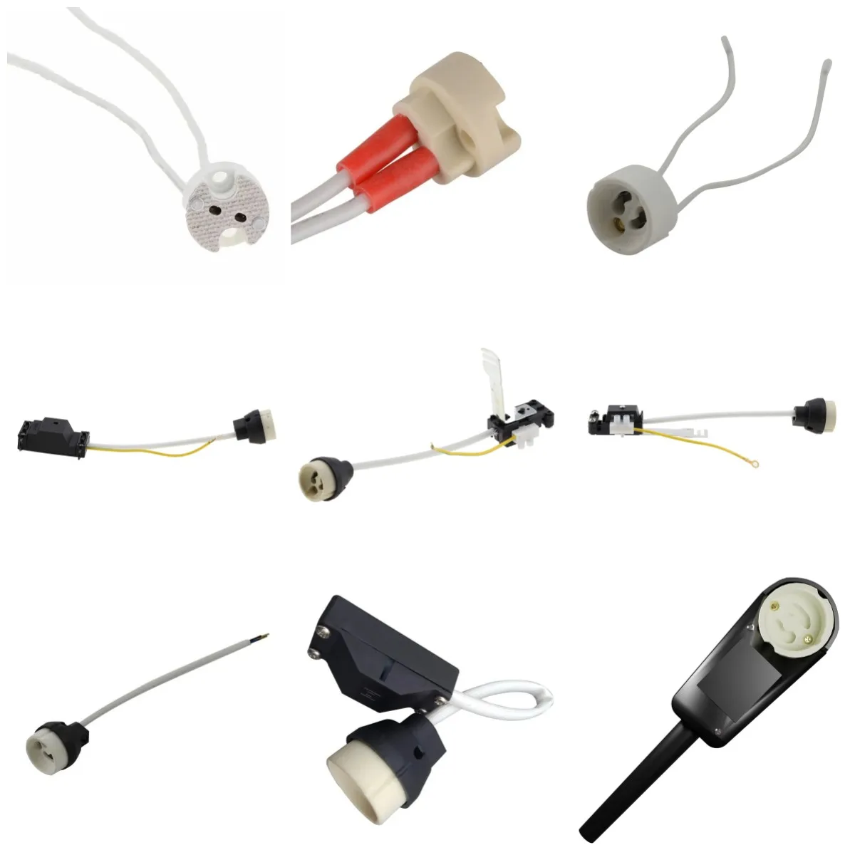 15cm GU10/MR16 Lamp Bases Lamp Wiring for GU10 Base Halogen Sockets or Led Bulb 1x Gu10 Socket Base Connector Ceramic Holder 
15cm GU10/MR16 Lamp Bases Lamp Wiring for GU10 Base Halogen Sockets or Led Bulb 1x Gu10 Socket Base Connector Ceramic Holder
