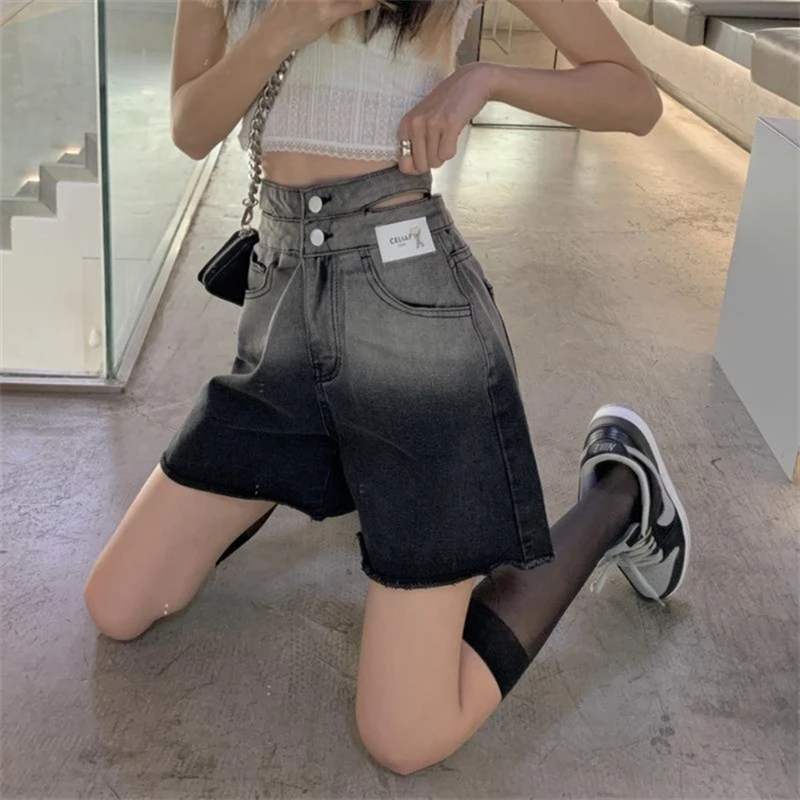 Summer New High Waist Gradient Hot Y2K Pants Loose Pockets Patchwork Simplicity Shorts Korean Trend Fashion Women Clothing 2000S
Summer New High Waist Gradient Hot Y2K Pants Loose Pockets Patchwork Simplicity Shorts Korean Trend Fashion Women Clothing 2000S