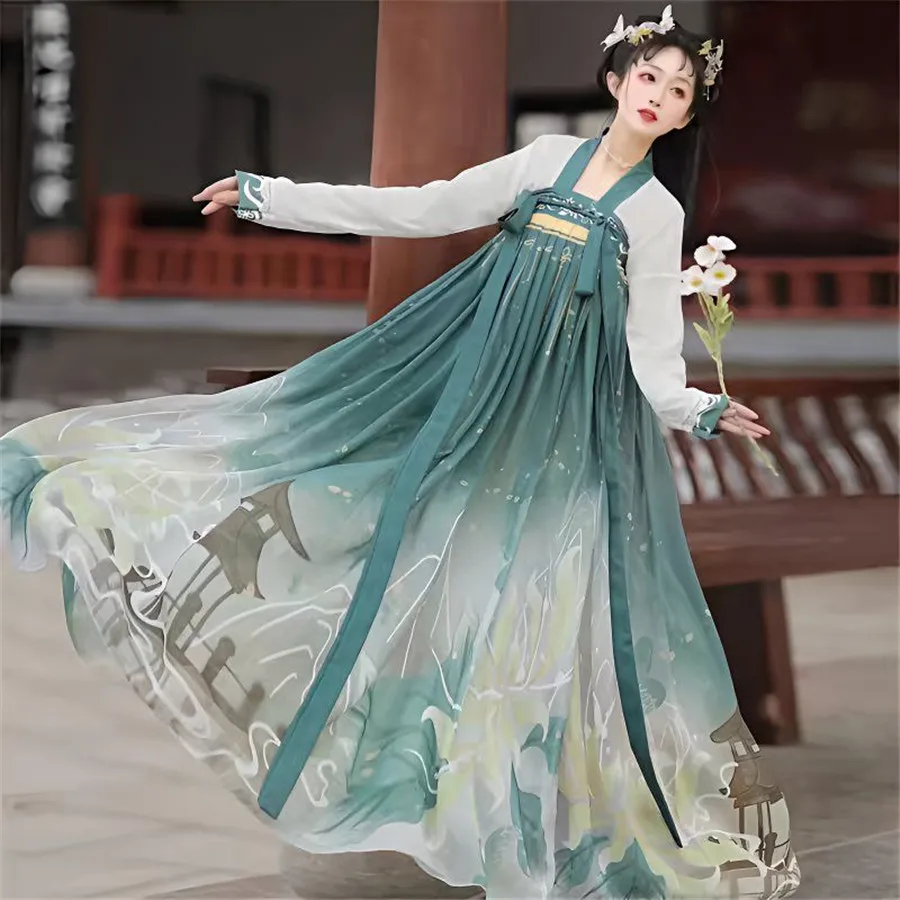 Hanfu Woman Set Chinese Traditional Clothing Cosplay Tang Costumes Summer Thin Stage Fashion Party Fairy Dress Women Suit
Hanfu Woman Set Chinese Traditional Clothing Cosplay Tang Costumes Summer Thin Stage Fashion Party Fairy Dress Women Suit