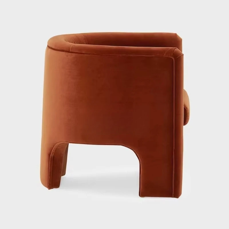 Modern single sofa velvet dining chair casual business popular home living room furniture
Modern single sofa velvet dining chair casual business popular home living room furniture