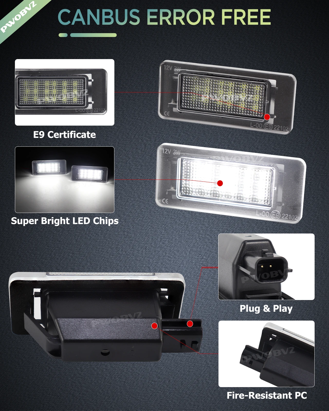 White LED License Plate Light Number Plate Lamp For Dacia Duster for Nissan Altoma L34 Serena C27 for Suzuki Landy
White LED License Plate Light Number Plate Lamp For Dacia Duster for Nissan Altoma L34 Serena C27 for Suzuki Landy