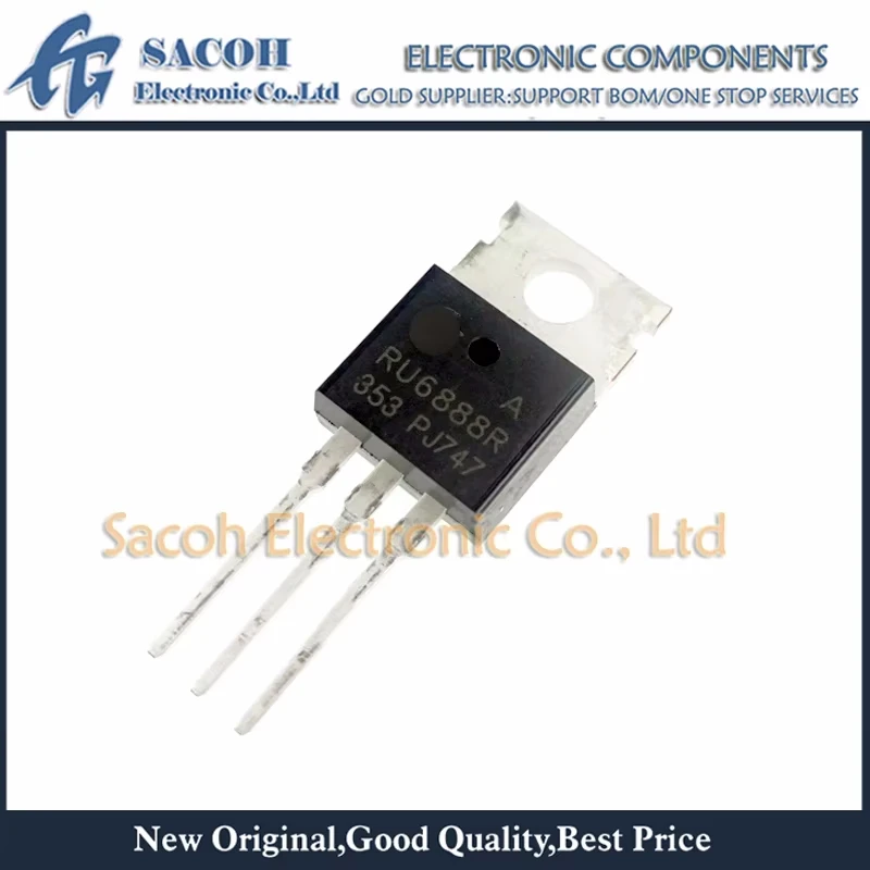 New Original 20Pcs/Lot RU6888R TO-220 88A 68V N-Channel Power MOSFET Field Effect Transistor In Stock
New Original 20Pcs/Lot RU6888R TO-220 88A 68V N-Channel Power MOSFET Field Effect Transistor In Stock