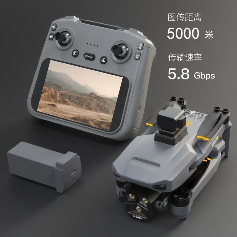 New L600 PRO MAX GPS Aircraft 5KM 4K Professional HD Dual Camera 3-Axis Gimbal 360° Obstacle Avoidance Brushless Quadcopter Toy
New L600 PRO MAX GPS Aircraft 5KM 4K Professional HD Dual Camera 3-Axis Gimbal 360° Obstacle Avoidance Brushless Quadcopter Toy