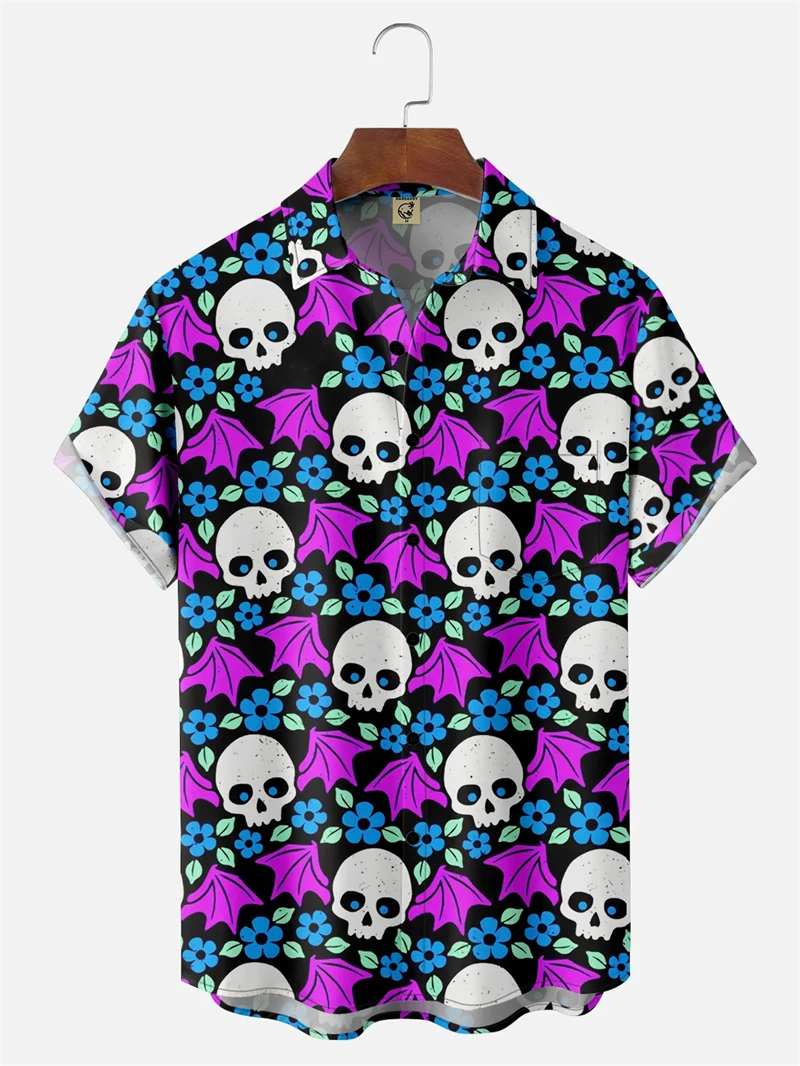 2025 New Men's Shirts 3D Print Skull Graphic Short Sleeve Tops Casual Men Clothing Harajuku Summer Autumn Button Up Women Blouse
2025 New Men's Shirts 3D Print Skull Graphic Short Sleeve Tops Casual Men Clothing Harajuku Summer Autumn Button Up Women Blouse