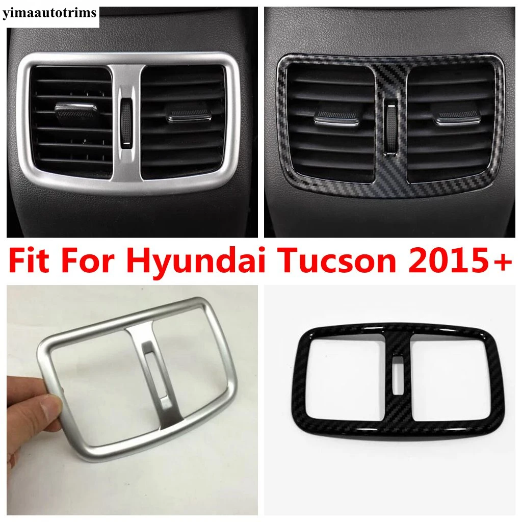 For Hyundai Tucson 2015 - 2020 Rear Seat AC Air Conditioning Outlet Vent Frame Cover Trim ABS Carbon Fiber Interior Accessories
For Hyundai Tucson 2015 - 2020 Rear Seat AC Air Conditioning Outlet Vent Frame Cover Trim ABS Carbon Fiber Interior Accessories
