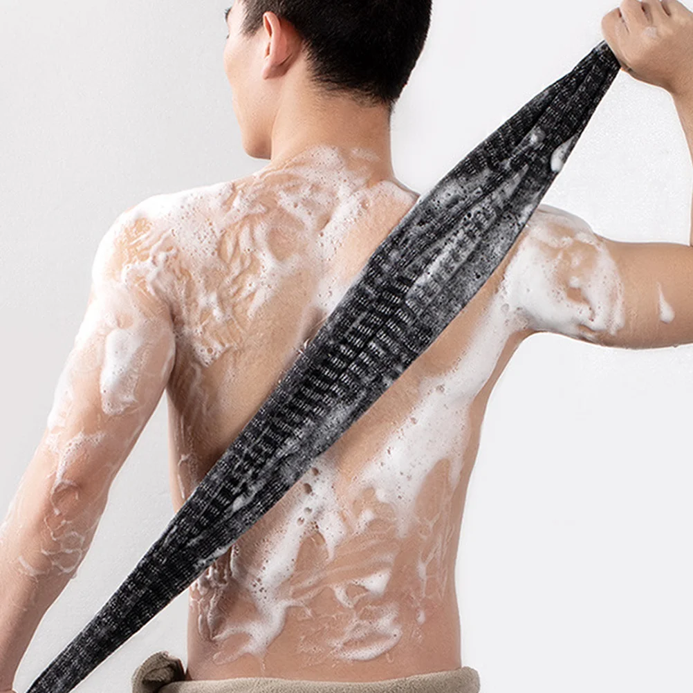 1Pcs Back Scrubber Towel Exfoliating Bath Body Cleaning Tool Gentle Skin Massage Strip Bath Towel for Daily Shower Use Black
1Pcs Back Scrubber Towel Exfoliating Bath Body Cleaning Tool Gentle Skin Massage Strip Bath Towel for Daily Shower Use Black