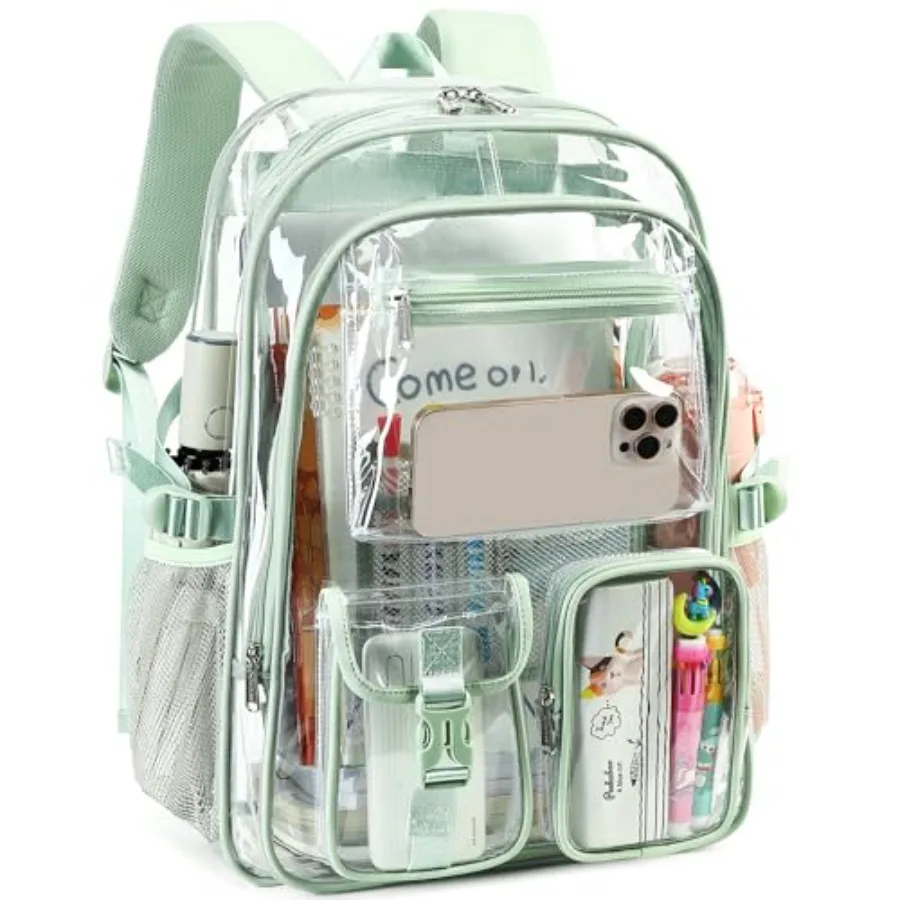 Large Clear Backpack For Girls Women Heavy Duty Transparent Backpacks Clear School Bookbag
Large Clear Backpack For Girls Women Heavy Duty Transparent Backpacks Clear School Bookbag