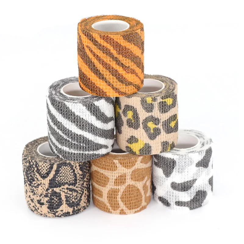 Animal Printed Self Adhesive Tattoo Elastic Bandage 4.5m Sports Wrap Tape for Finger Joint Knee First Aid Kit Pet Tape
Animal Printed Self Adhesive Tattoo Elastic Bandage 4.5m Sports Wrap Tape for Finger Joint Knee First Aid Kit Pet Tape