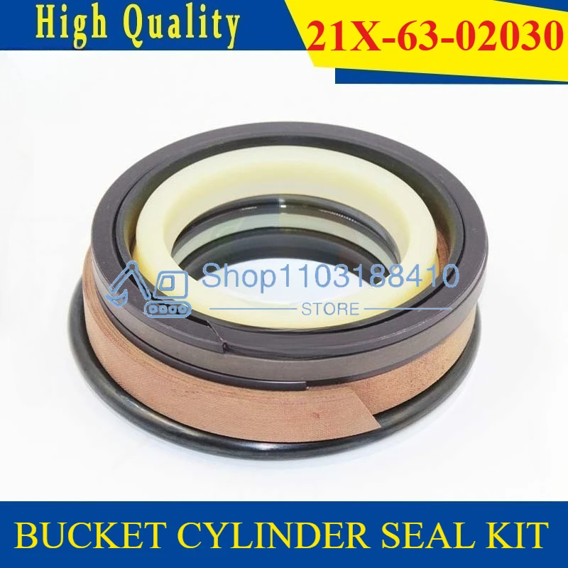 HIGH QUALITY BUCKET CYLINDER SEAL KIT 21X-63-02030 21X6302030 FOR KOMATSU EXCAVATOR PC38UU-1 BUCKET CYLINDER
HIGH QUALITY BUCKET CYLINDER SEAL KIT 21X-63-02030 21X6302030 FOR KOMATSU EXCAVATOR PC38UU-1 BUCKET CYLINDER
