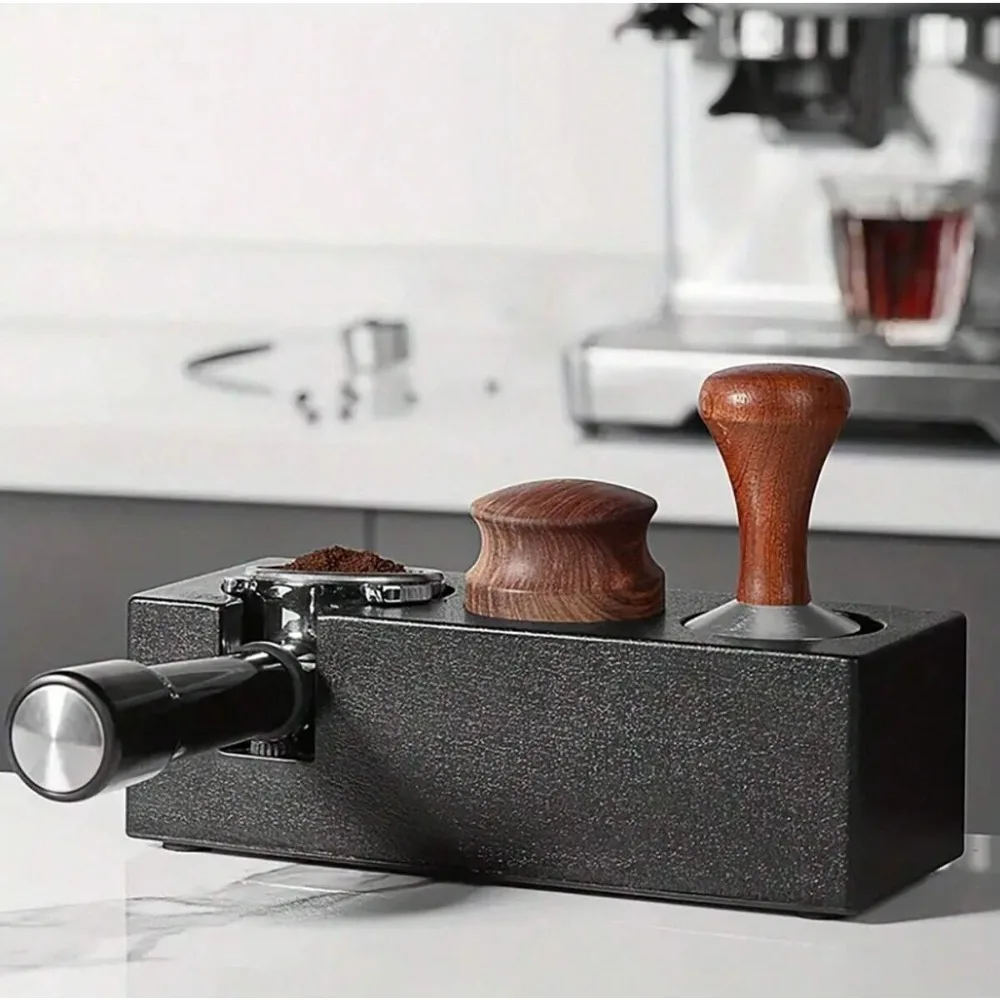 3-in-1 Espresso Tamper Station,tamper and Dispenser, Coffee Portafilter Holder for 51/53/58 Mm, Espresso Accessories Storage Box
3-in-1 Espresso Tamper Station,tamper and Dispenser, Coffee Portafilter Holder for 51/53/58 Mm, Espresso Accessories Storage Box