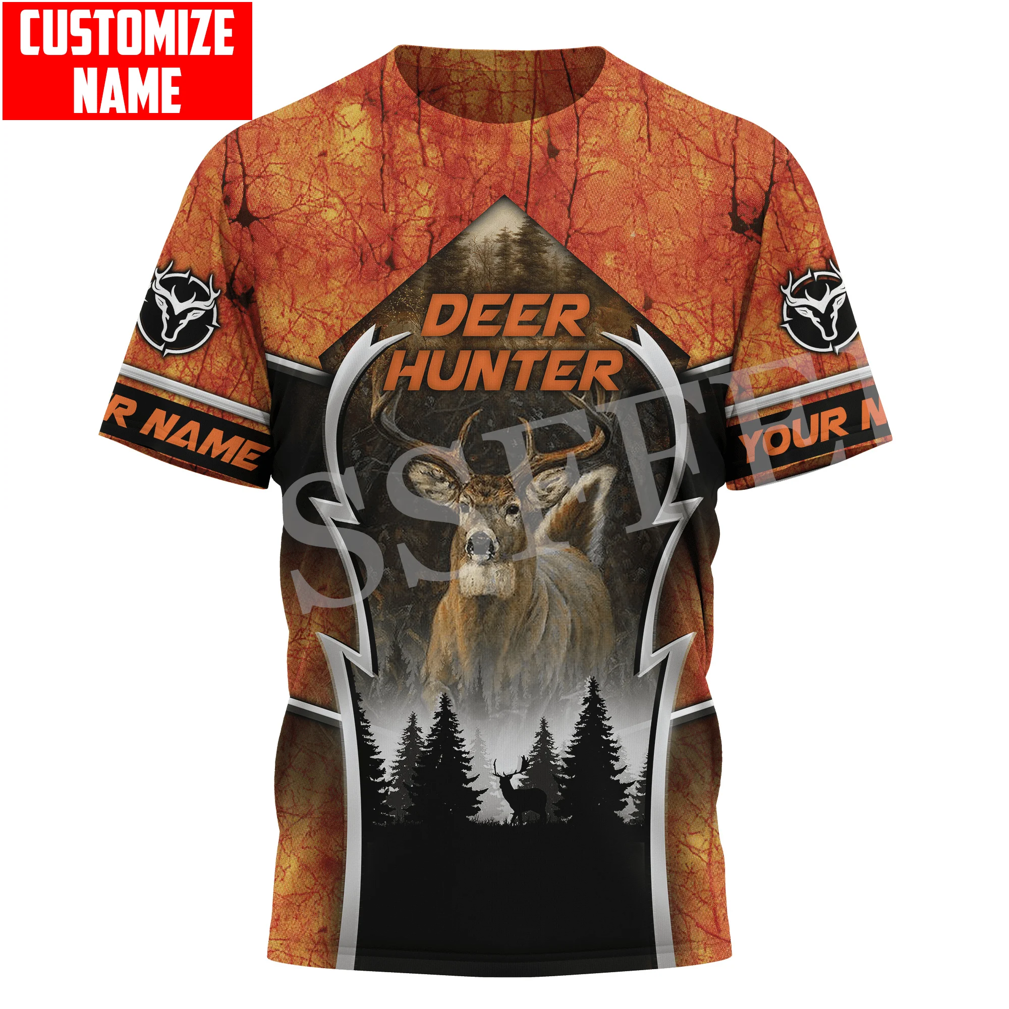 Custom Name Deer Hunting Animal Hunter Camo Cosplay Tattoo Retro 3DPrint Summer Casual Funny Short Sleeves T-Shirts Streetwear X
Custom Name Deer Hunting Animal Hunter Camo Cosplay Tattoo Retro 3DPrint Summer Casual Funny Short Sleeves T-Shirts Streetwear X