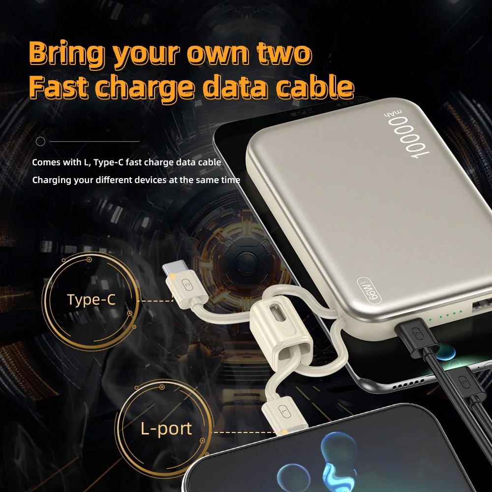 Power Bank 10000 мАч Быстрая зарядка Powerbank Аккумуляторы Встроенные кабели Портативное зарядное устройство для iPhone 14 Huawei
Power Bank 10000 мАч Быстрая зарядка Powerbank Аккумуляторы Встроенные кабели Портативное зарядное устройство для iPhone 14 Huawei