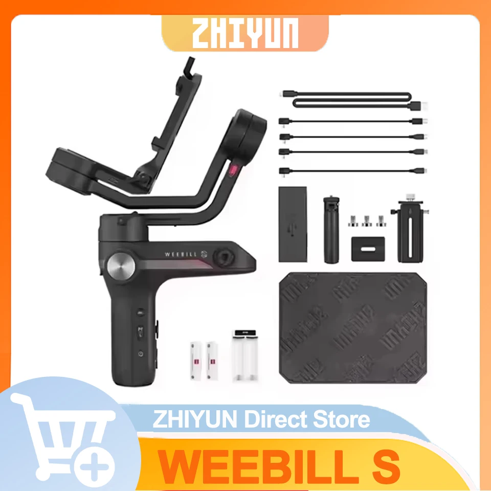 ZHIYUN WEEBILL S 3-осевой стабилизатор подвеса для портативной камеры для съемки фильмов, прямая трансляция интервью, запись для DSLR
ZHIYUN WEEBILL S 3-осевой стабилизатор подвеса для портативной камеры для съемки фильмов, прямая трансляция интервью, запись для DSLR